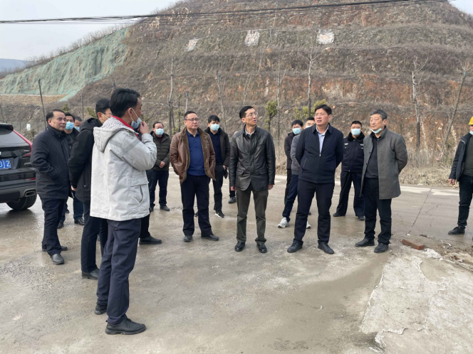 向继辉一行实地检查了金丰矿业公司,马坝大转盘,古竹岭矿,永年水泥